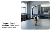 Single-Lever Faucet with Braided Hose