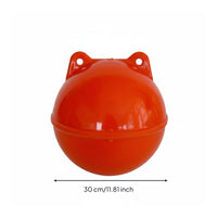 Hollow Plastic Buoy Ball High Visibility Double Ear Mooring Buoy Heavy Duty