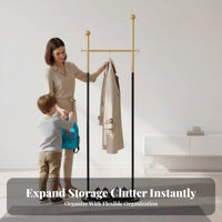 Freestanding Coat Tree Space-Saving Tree-Shaped Clothes Holder Sleek Design