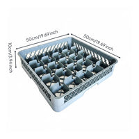 Stackable Dishwasher Glass Rack Food Grade Material for Restaurants, Caterers