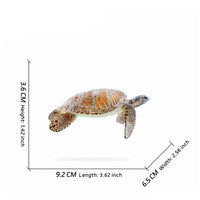 Sea Turtle Model Realistic Sea Turtle Figure Miniature Toy for Desk Decor