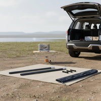 Car Awning Pole Portable Telescoping Aluminum Pole Easy to Install for Campers