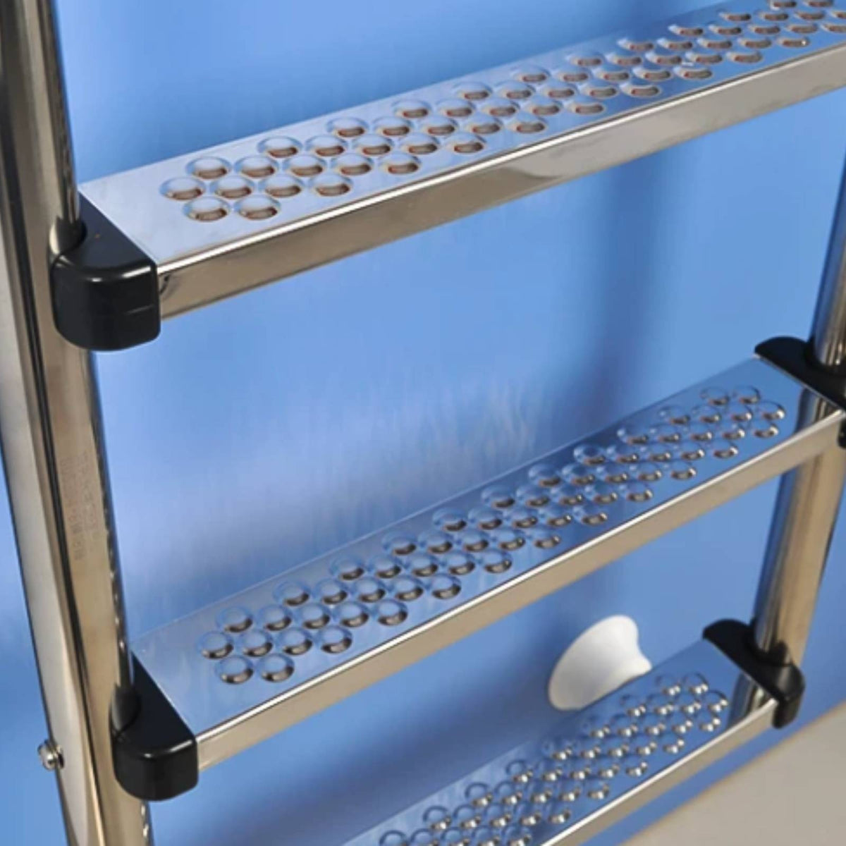 4-Step Pool Ladder Stainless Steel Pool Ladder with Anti-Slip Steps Rustproof