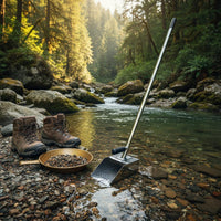 Stainless Steel Sand Scoop Easy to Carry Metal Detecting Scoop Fast Sifting