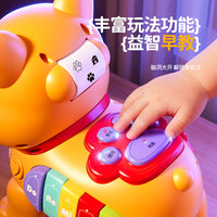 Electric Pull-along Dog Toy with Music and Talking for Kids