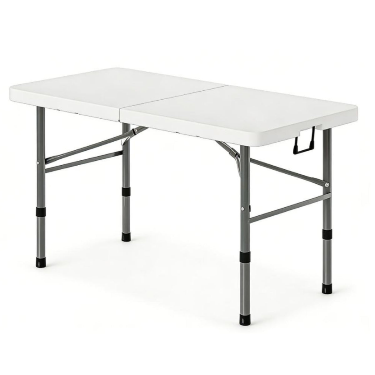 Fold-in-Half Table Foldable Design Folding Desk Lightweight for Street Vendors