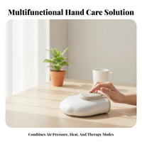 Glove-Style Air Pressure Hand Massager Rechargeable Cordless Hand Massager Open Cuff Health Device Heat Treatment