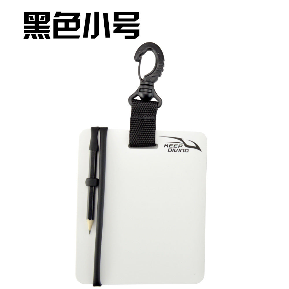 大号小号平板型水下写字板手写本记事板水下记录水肺潜水XZB-920