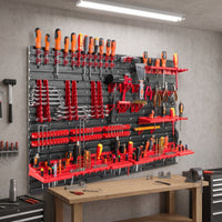 Pegboard Tool Organizer Plastic Pegboard Wall Organizer Versatile for Mechanics