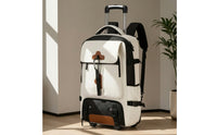 Wheeled Backpack Padded Rolling Backpack Spacious Trolley Bag for Journeyers