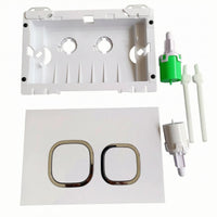 Concealed Cistern Flush Panel Smooth Finish Wall Mounted Toilet Flush Panel