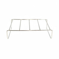 Coffee Container Stand with Espresso Filter Basket Holder Functionality Stainless Steel Organizer Rack for Portafilter and Dosing Funnel Minimalist Space Saving Suitable for Modern Home Kitchens