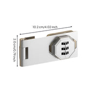 Keyless Combination Cabinet Lock, Code Drawer Lock, protected Sliding Door Lock for closet, Adjustable, Easy Installation