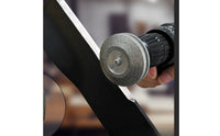 Diamond Lawn Mower Blade Grinder Abrasive Mower Blade Grinder Easy to Use Grinding Stone with Shank Sturdy for Gardeners, DIYers, Workshop, Garage