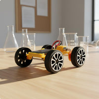 Wooden Solar Powered Car Great Gift Idea Wooden Assembly Toy for Classroom, Kids