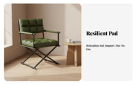 Wooden Hanging Chair Minimalist Design Home Furniture Designer-Inspired Thick Padding Seat for Cafe Owners, Living Room
