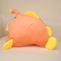 Photo Prop Anglerfish Hat PP Cotton Filled Soft Aquatic Creature Costume Hat Single Size Fits Most Funny Aquatic Creature Head Mask Conversation Starter for Children, Adults, Performances, Parties, Festivals