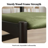 Upholstered Wooden Side Chair Mid-20th Centuryera design Dining Seat Comfortable Seating Ergonomic Support for Living Room