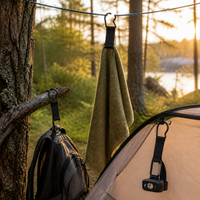 Outdoor Camping Backpack Hook Strap Multi-purpose Carabiner Storage Hanger