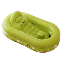 Inflatable Baby Bathtub Cushioned Inflatable Baby Tub Easy Unfold for Home