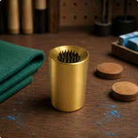 Leather Cue Tip Repair Tool Improves Chalk Adhesion Cue Tip Scuffer Aerator Self Bag Sports Accessory