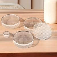 5 Pieces Mesh Basket with Rolled Rim Corrosion-Resistant Watch Repair Cleaning Basket Compact Stackable for Watchmakers