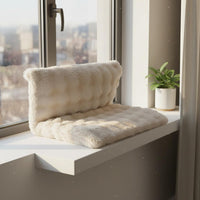 Hanging Cat Nest Warm L-Shaped Hanging Cat Perch Cozy for Window Sill, Kittens