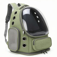 Bubble Pet Backpack Padded Shoulder Straps Hard-Sided Pet Backpack