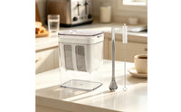 Yogurt Strainer Fine Mesh Yogurt Strainer with Spoon Whey Separator Stainless Steel for Home Cooks, Kitchen