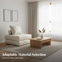 Reconfigurable Design Tofu Block Sofa Minimalist aesthetic Living Room Furniture Japanese Aesthetic Sectional Couch Lowsilhouette for Apartment Dwellers, Homeowners, Families, Lounge Area, recreation Space