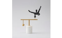 Acrobatic Figure Statue Artistic Human Figure Sculpture Minimalist Tabletop Ornament for Home Stylists, Living Room, Office Desk