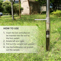 Stainless Steel Soil Testing Kit Soil Sampling Tool