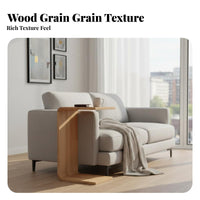 C-Shaped End Table Space-Saving Home Furnishing Multi-Functional for Living Room