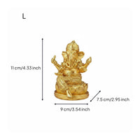 Thai Elephant God Statue Resin Material Ganesha Statue Long-Lasting