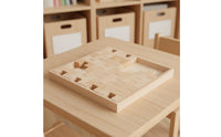 Wooden Cross Blocks Translucent Acrylic Insert Blocks Color Recognition Children's Toy for Kids, Kindergarteners, Preschool, Daycare, Classroom