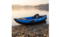 Portable Inflatable Kayak Heavy-Duty Sit-in Kayak Rigid Boat Easy to Use for Paddlers, Flatwater