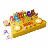 Early Learning Busy Bus Board Cognitive Training Switch Board Toy Interactive Hand-Eye Coordination for Babies