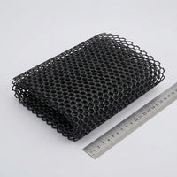 Black PE Garden Netting, 1m Wide Flat Mesh for Poultry Fencing Garden Barrier Mesh