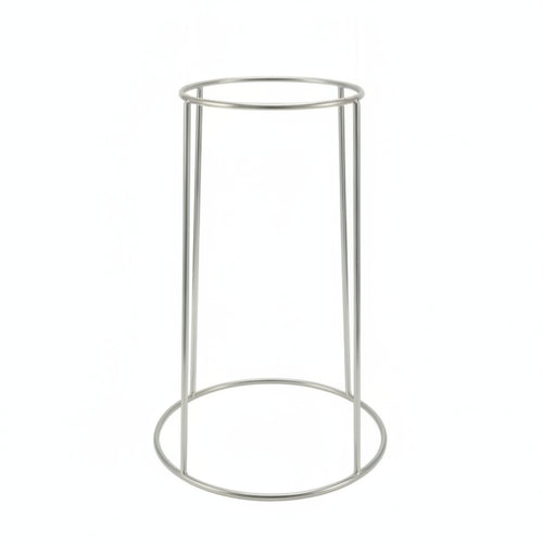 Planter Stand with Circular Base Open-Frame Plant Rack Metal for Balcony