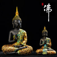 厂家批发泰国佛像树脂工艺品东南亚创意玄关家居饰品摆件东南亚风