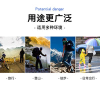 Adult Disposable PE Long Transparent Rain Poncho for Outdoor Hiking and Rafting