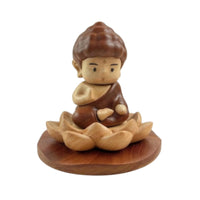Meditating Buddha Figurine Stable Seated Buddha Figurine Peaceful Design