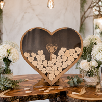 Welcome Space Reception Sign, Wedding Frame, Heart-shaped, Silk Flower Decoration, Wedding Reception Venue