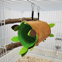 Small Pet Plush Hammock Tunnel Swing Set for Hamsters Squirrels