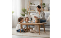 Desktop Visual Communication Device with Monitor Single-Key Visual Communication Device Camera Distant Door Phone for Families