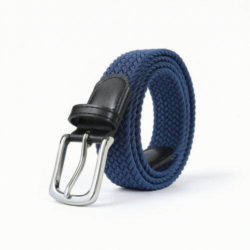 Braided Elastic Belt Casual Waistband Flexible for Daily Wear, Travel, Commuters