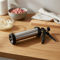 Manual Sausage Stuffer Heavy Duty Kitchen Tool Multiple Stuffing Tubes
