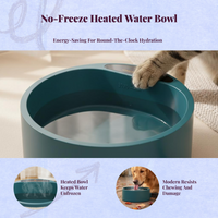 Pet Heated Water Bowl, Automatic Outdoor Drinking