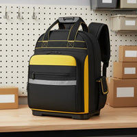 Heavy Duty Tool Backpack Large Capacity Tool Backpack Hard Molded Base