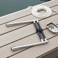 2-Step Boat Ladder Watercraft Accessory Easy to Install